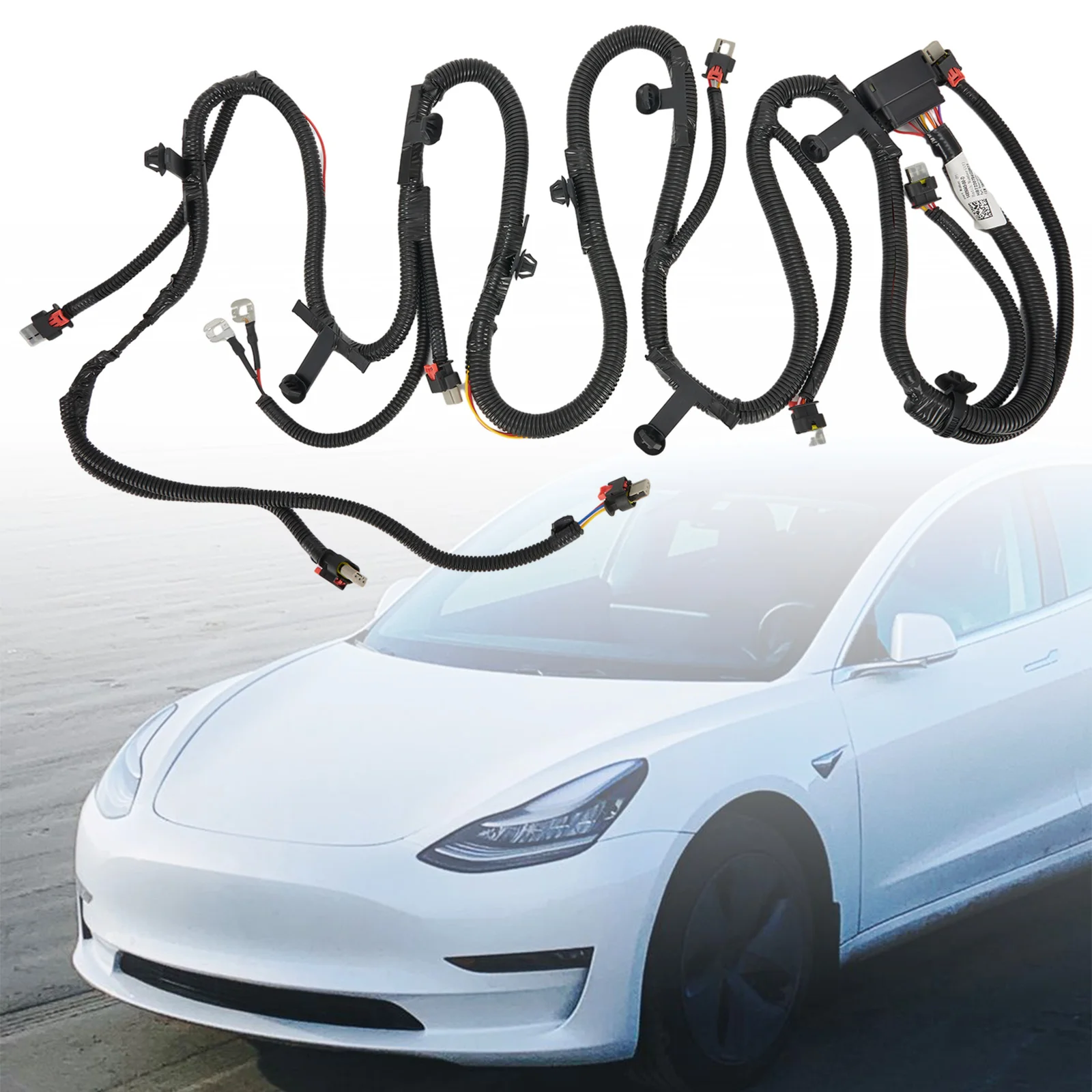 Жгут проводов переднего бампера Tesla Model Y 1489045-00-C, черный, 1 шт., автомобильные аксессуары, прямая замена
Жгут проводов переднего бампера Tesla Model Y 1489045-00-C, черный, 1 шт., автомобильные аксессуары, прямая замена