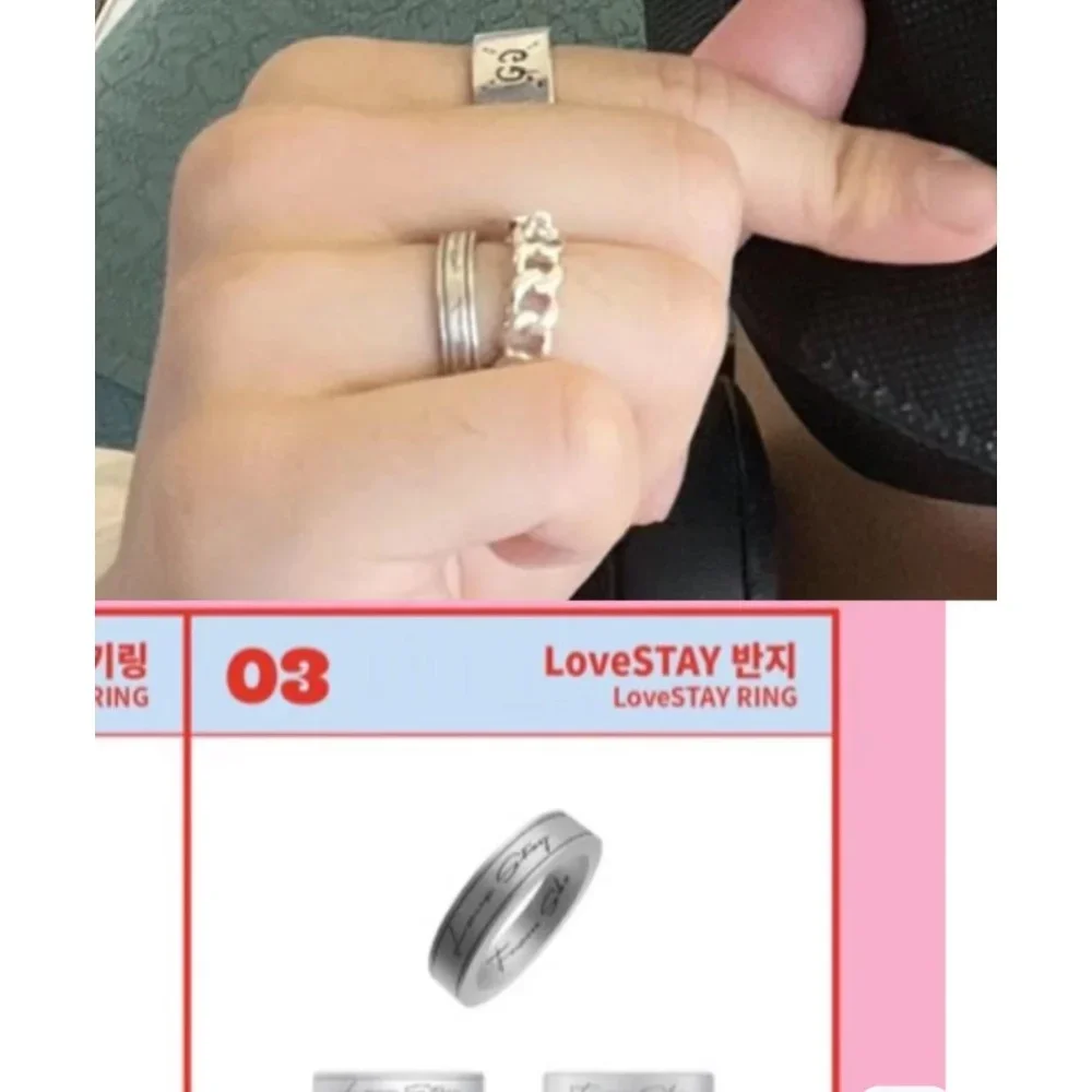 Kpop Idol Stray Kids SKZ's Chocolate Factory Love Stay lovводское кольцо корейские модные ювелирные изделия
Kpop Idol Stray Kids SKZ's Chocolate Factory Love Stay lovводское кольцо корейские модные ювелирные изделия
