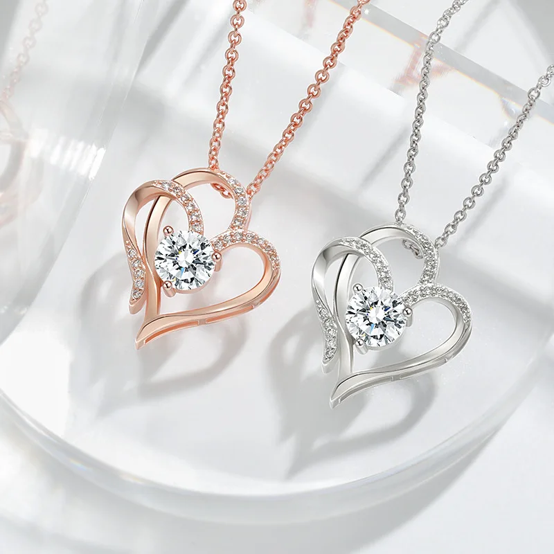 Double Heart Zircon Necklace for Women Lover Eternal Love Pendant Choker Necklaces Girlfriend Birthday Anniversary Jewels Gifts
Double Heart Zircon Necklace for Women Lover Eternal Love Pendant Choker Necklaces Girlfriend Birthday Anniversary Jewels Gifts