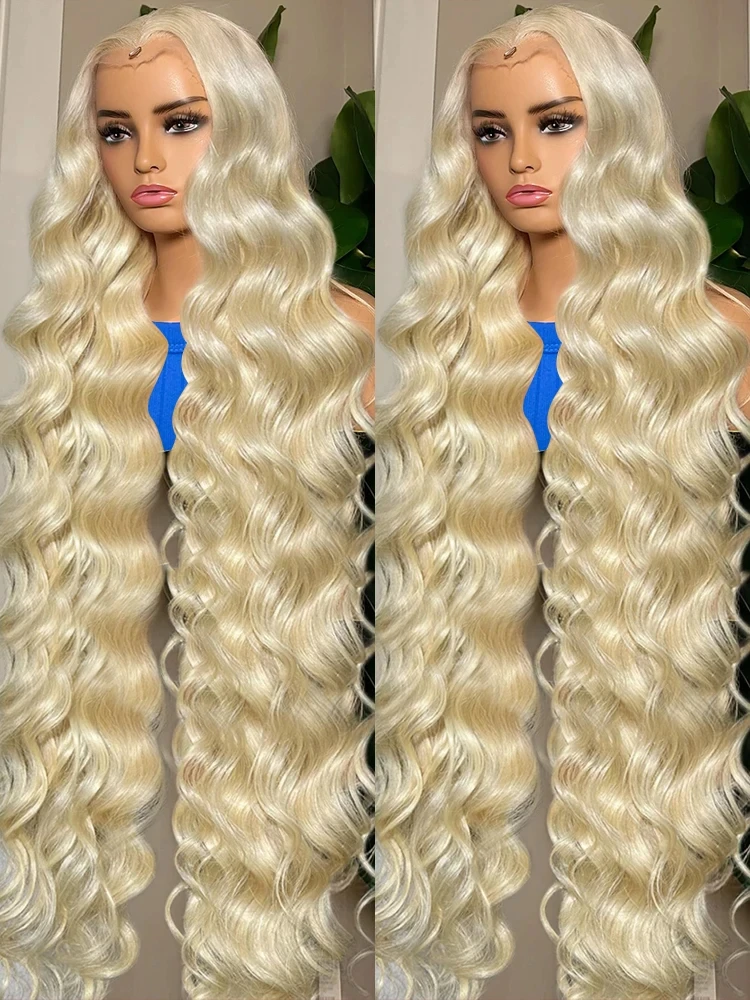 

Transparet HD 613 Body Wave 13x6 Lace Front Human Hair Wig Color 13x4 Water Wave Honey Blonde Lace Frontal Wigs For Women