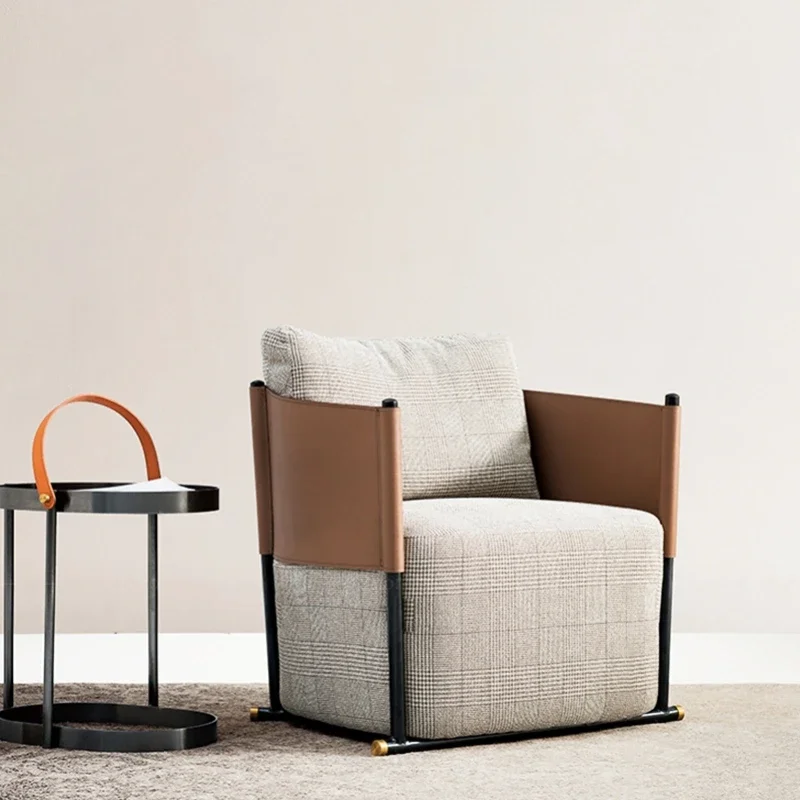 Italian modern designer single chair living room balcony home single person sofa saddle leather down luxury leisure chair.
Italian modern designer single chair living room balcony home single person sofa saddle leather down luxury leisure chair.