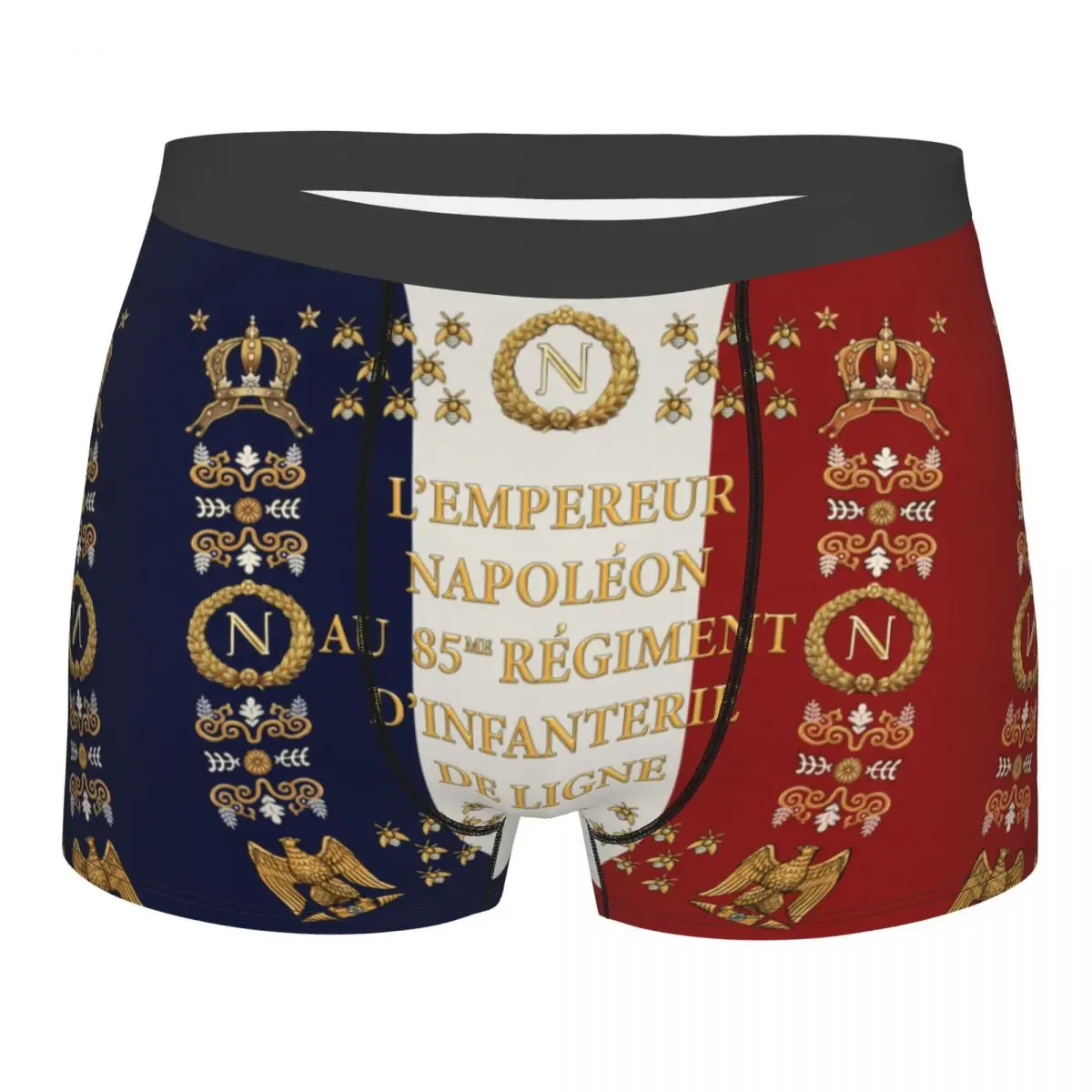 Male Cool Napoleonic French 85th Regimental Flag Underwear France Fleur De Lis Boxer Briefs Breathbale Shorts Panties Underpants
Male Cool Napoleonic French 85th Regimental Flag Underwear France Fleur De Lis Boxer Briefs Breathbale Shorts Panties Underpants