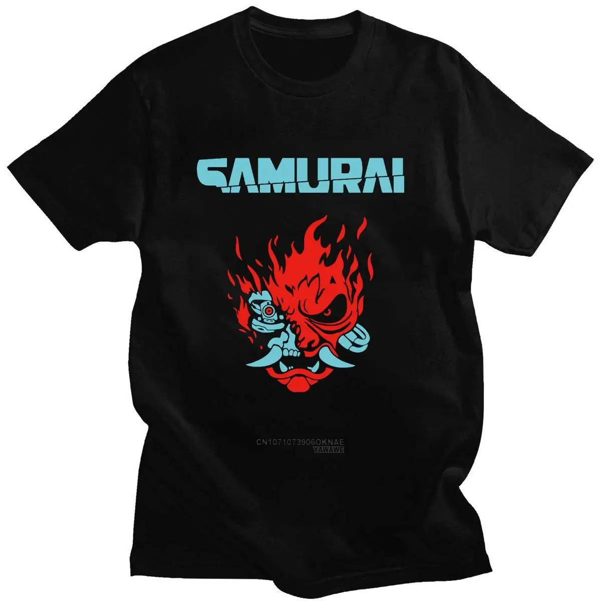 

Retro Samurai Japan Graphic Tshirts Popular Gaming 2077 Game T Shirt Boy O-neck Casual Tops T Shirt Camiseta Hombre harajuku