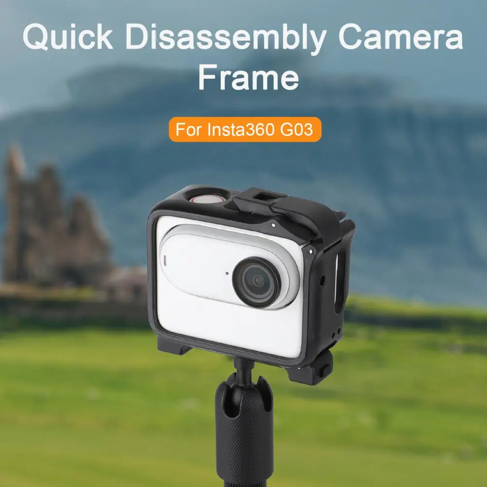 Camera Protection Accessory Protective Frame for Camera Insta360 Go 3 Camera Protective Cage Durable Black Plastic for Collision
Camera Protection Accessory Protective Frame for Camera Insta360 Go 3 Camera Protective Cage Durable Black Plastic for Collision