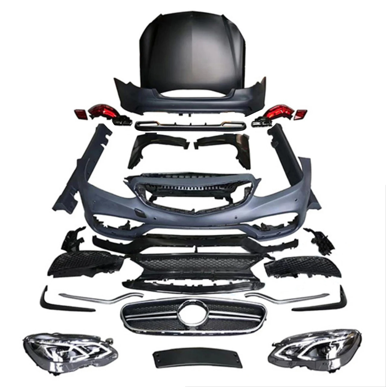 SHIYU W212 Body Kit For 09-13 W212 Upgrade To 14 AMG E63 include headlights taillights bumper hood fender side skirt
SHIYU W212 Body Kit For 09-13 W212 Upgrade To 14 AMG E63 include headlights taillights bumper hood fender side skirt