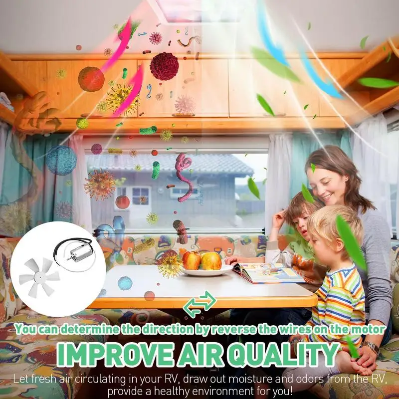 RV bathroom vent fan accessories RV bathroom exhaust fans 12V D-shaft RV motor fan and ventilation camper for bathroom ceiling
RV bathroom vent fan accessories RV bathroom exhaust fans 12V D-shaft RV motor fan and ventilation camper for bathroom ceiling