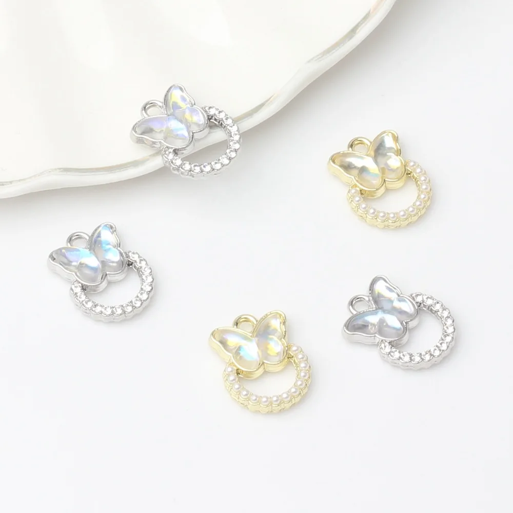 10pcs Handmade Butterfly Pendant Charms Silver Gold Color Hollow Earrings Connectors Pendant for Diy Jewelry Making Findings
10pcs Handmade Butterfly Pendant Charms Silver Gold Color Hollow Earrings Connectors Pendant for Diy Jewelry Making Findings