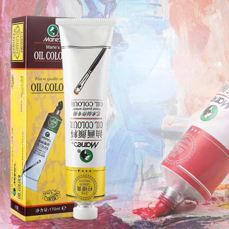 170ml Large-capacity Oil Paint Single Aluminum Tube Student Creation Professional Art Painting Supplies 25 Colors Optional
170ml Large-capacity Oil Paint Single Aluminum Tube Student Creation Professional Art Painting Supplies 25 Colors Optional