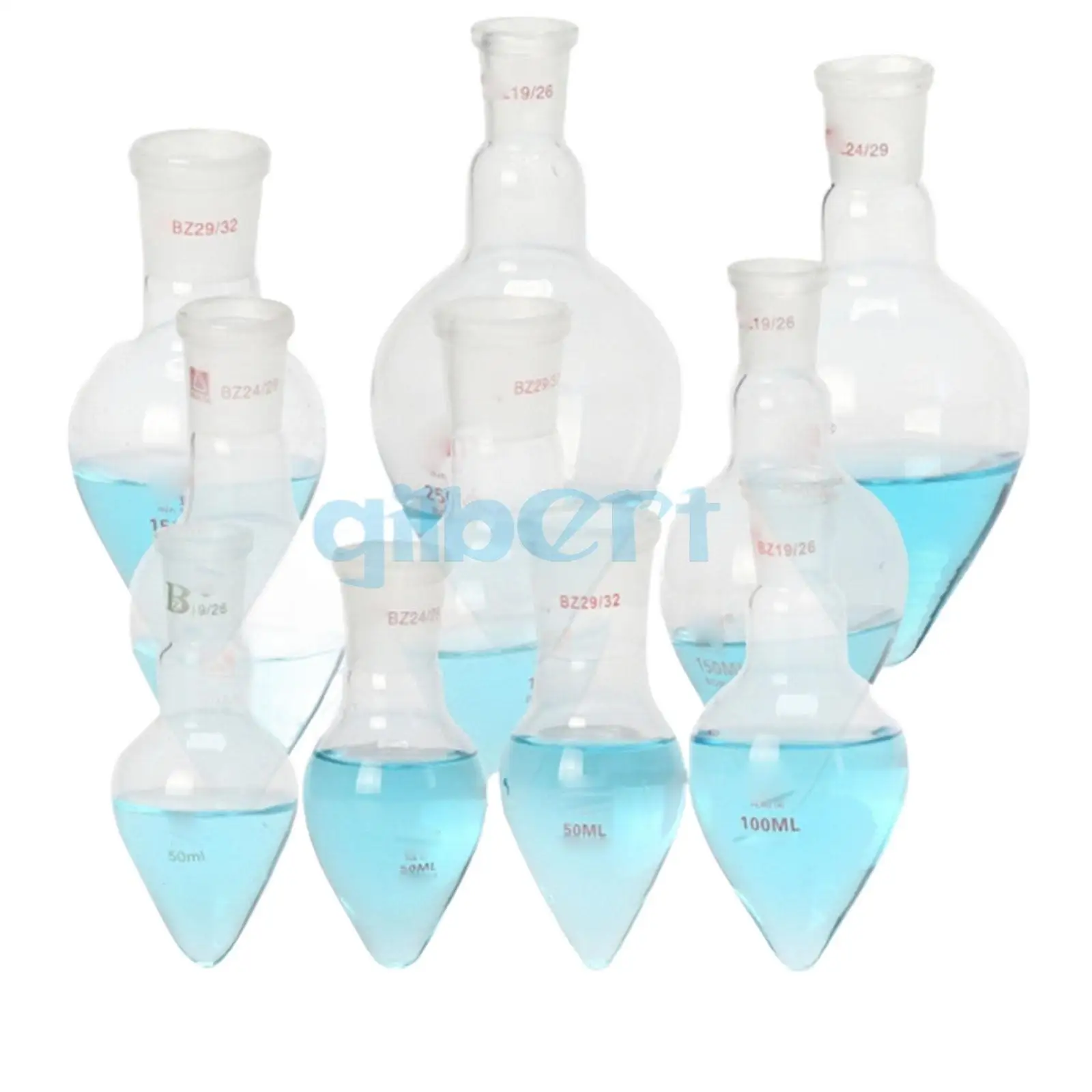 5ml 10ml 25ml 10/19 12/20 14/23 19/26 24/29 29/32 Joint Borosilicate Glass Single Neck Socket Pear Shape Boiling Flask Labware
5ml 10ml 25ml 10/19 12/20 14/23 19/26 24/29 29/32 Joint Borosilicate Glass Single Neck Socket Pear Shape Boiling Flask Labware