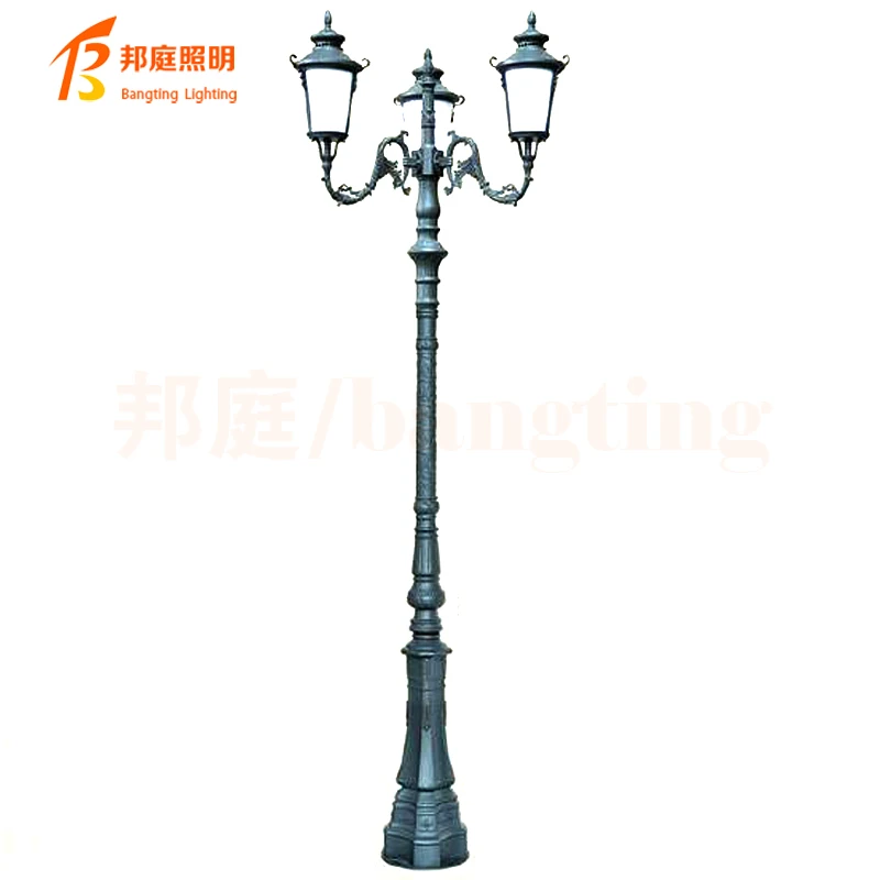 3meters Classic European Style Lamp Pathway Three Heads Landscape LED Pole Garden Light Outdoor
3meters Classic European Style Lamp Pathway Three Heads Landscape LED Pole Garden Light Outdoor