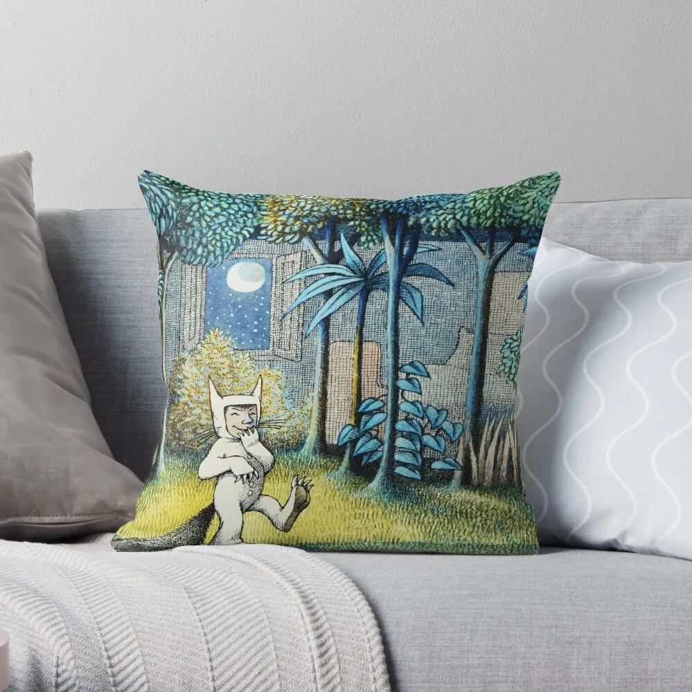 

Where the Wild Things Are - Max in the jungle Throw Pillow Decorative Sofa Cushion Pillow Cases Sofa Covers