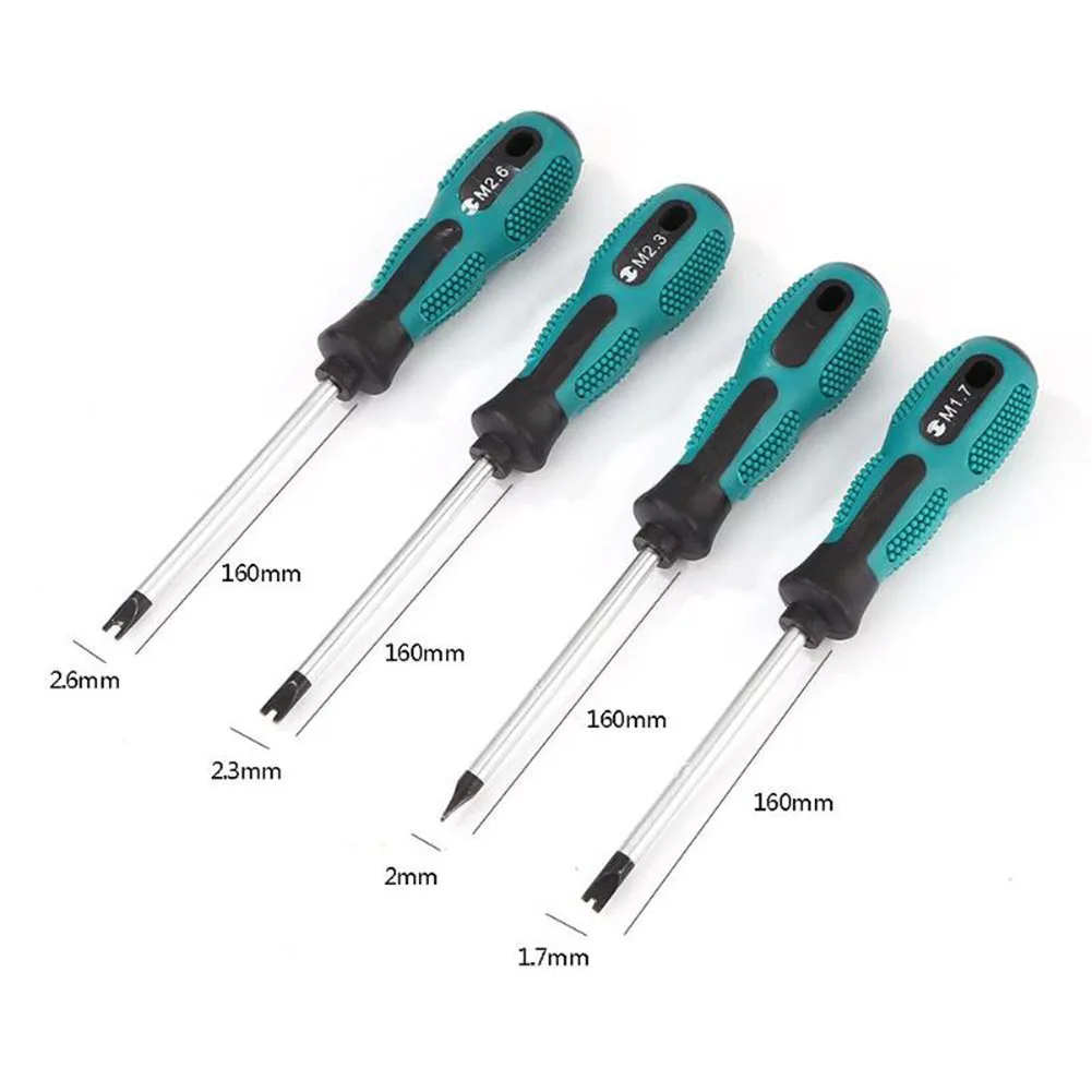 4Pcs U-Type Magnetic Screwdriver Set 1.7/2.0/2.3/2.6mm Home Use Repair Ergonomics Design Hand Tool U-shaped Screwdriver Head
4Pcs U-Type Magnetic Screwdriver Set 1.7/2.0/2.3/2.6mm Home Use Repair Ergonomics Design Hand Tool U-shaped Screwdriver Head
