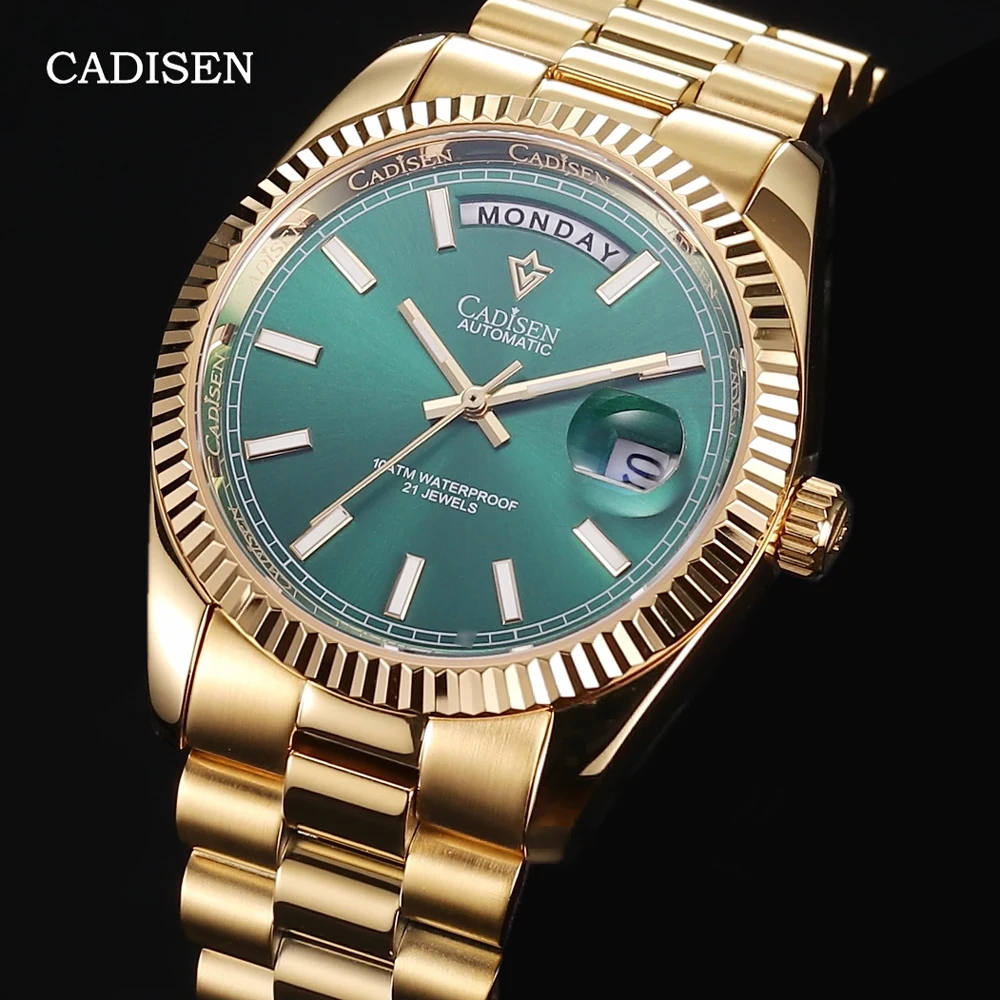 

CADISEN DD40 Men Watches Luxury Automatic Watch Men AR Sapphire Glass Mechanical Wristwatch Men 10Bar MIYOTA 8285 Movt 2023 New