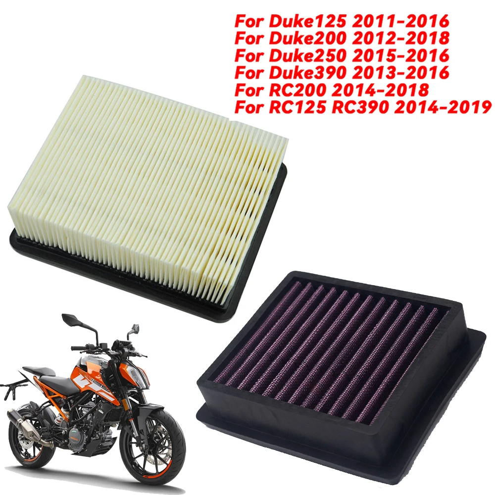 For KTM Duke125 ABS Duke200 Duke250 Duke390 RC125 RC200 RC390 Motorcycle Engine Air Intake Filter Cleaner Air Filter Element
For KTM Duke125 ABS Duke200 Duke250 Duke390 RC125 RC200 RC390 Motorcycle Engine Air Intake Filter Cleaner Air Filter Element