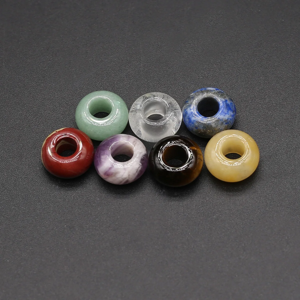 7Pcs Seven Chakra Natural Stone Abacus Big Hole Bead Reiki Healing For Jewelry Making DIY Women Earrings Necklace Accessories
7Pcs Seven Chakra Natural Stone Abacus Big Hole Bead Reiki Healing For Jewelry Making DIY Women Earrings Necklace Accessories