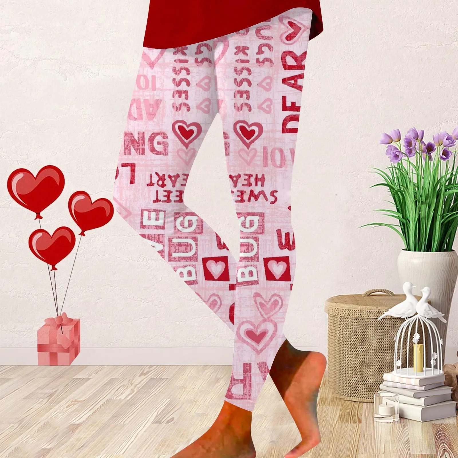 Valentine's Day Women's Valentine Love Yoga Pants Casual Pants Tights Leggings Gift For Lovers Couple Clothes
Valentine's Day Women's Valentine Love Yoga Pants Casual Pants Tights Leggings Gift For Lovers Couple Clothes
