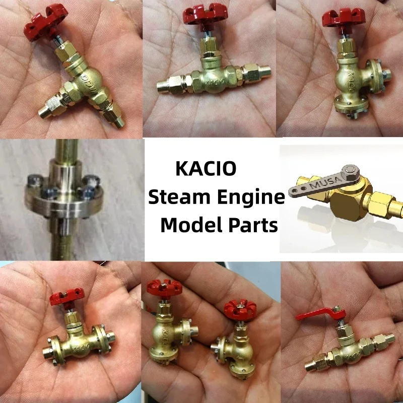 

KACIO Model MINI Control Valves, Micro Straight-Through Valves, Angle Valve, Model Boilers, MINI Valves for Boiler Steam Engine