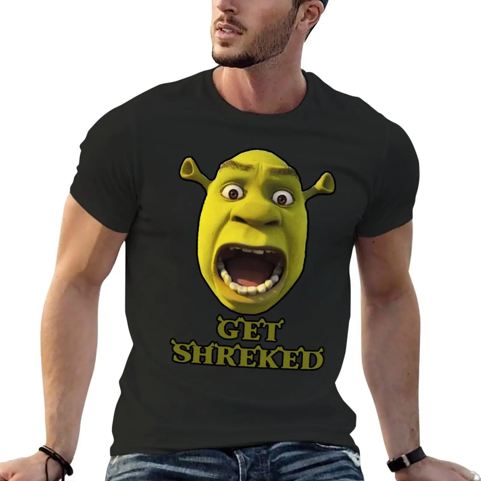 Get Shreked T-Shirt sports fans quick-drying black t-shirts for men
Get Shreked T-Shirt sports fans quick-drying black t-shirts for men