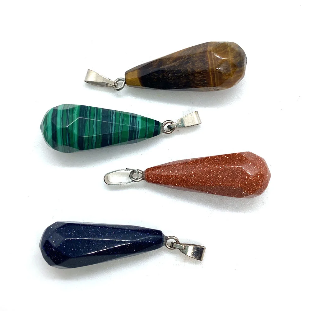 Natural Stone Classic Drop Shape Amethyst Opal Pendant Onyx Jewelry DIY Necklace Earrings Bracelet Jewelry Accessories 10x28mm
Natural Stone Classic Drop Shape Amethyst Opal Pendant Onyx Jewelry DIY Necklace Earrings Bracelet Jewelry Accessories 10x28mm