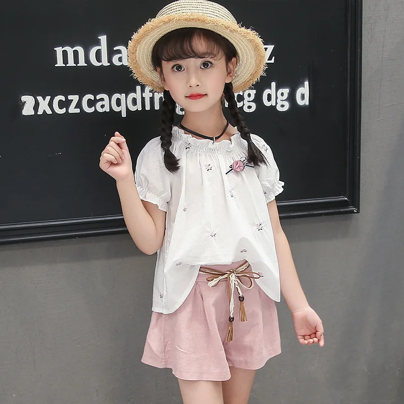 Summer Clothes For Girls Floral Shirt+Shorts 2 PCS Sets Teens Girls Clothing Outfits Casual Children Clothes 4 6 8 10 12 Years
Summer Clothes For Girls Floral Shirt+Shorts 2 PCS Sets Teens Girls Clothing Outfits Casual Children Clothes 4 6 8 10 12 Years