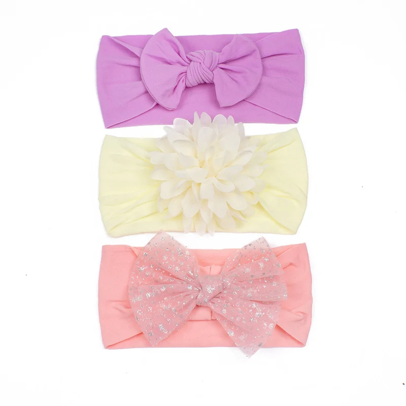 Головная повязка для новорожденных, 3 шт., Эластичный Тюрбан для девочек, нейлоновые повязки для волос с бантом, головные уборы, Детские аксессуары для волос
Головная повязка для новорожденных, 3 шт., Эластичный Тюрбан для девочек, нейлоновые повязки для волос с бантом, головные уборы, Детские аксессуары для волос