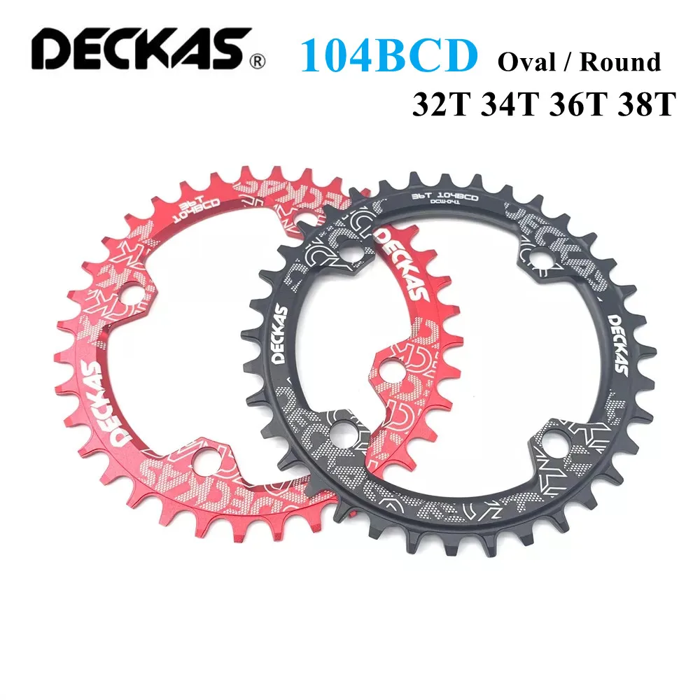 Deckas MTB Road Bike Accessories 104BCD Positive And Negative Teeth Crankset 32T 34T 36T 38T Crank Set Parts Crown
Deckas MTB Road Bike Accessories 104BCD Positive And Negative Teeth Crankset 32T 34T 36T 38T Crank Set Parts Crown