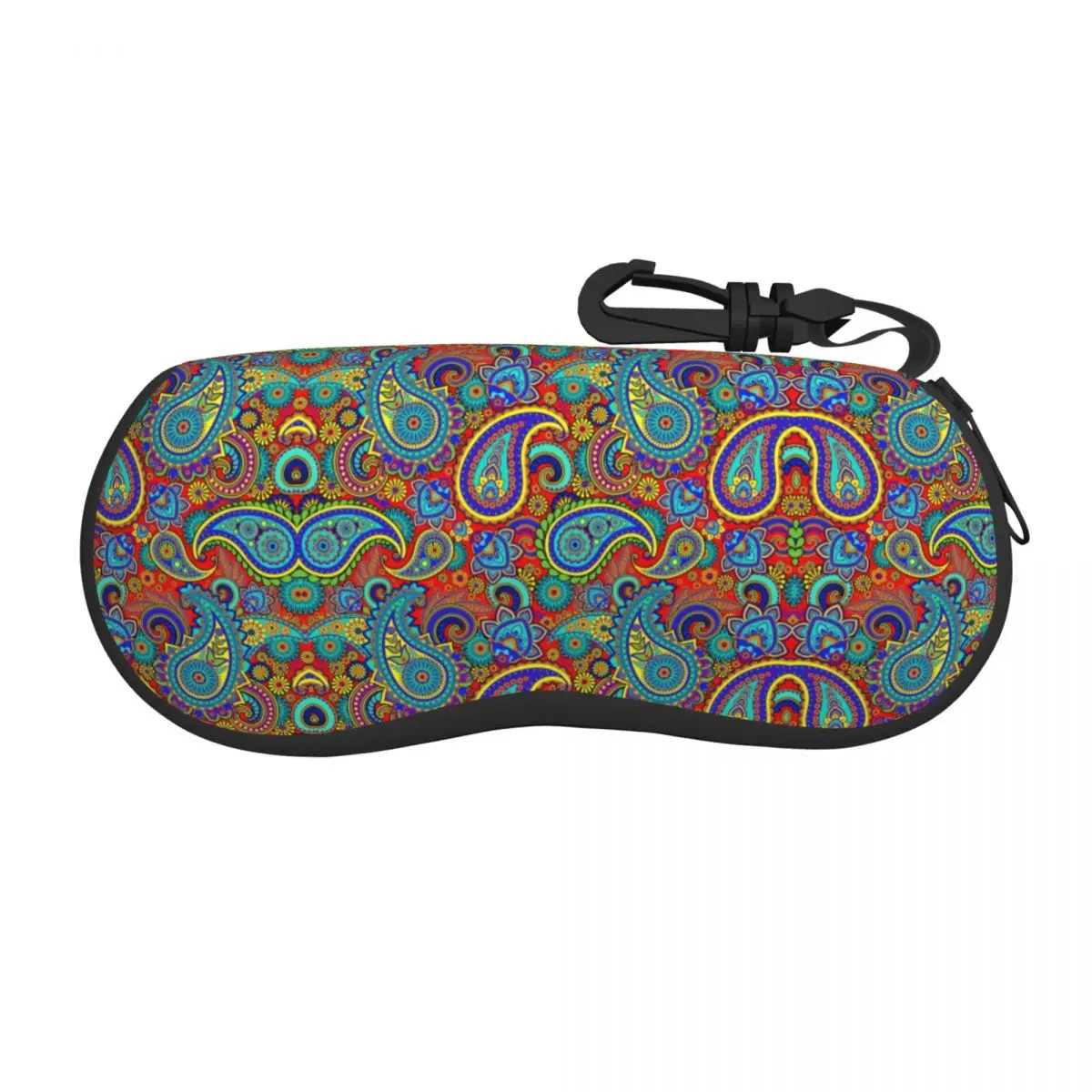 Custom Colorful Retro Paisley Pattern Shell Glasses Case Boho Bohemian Floral Art Eyeglasses Case Sunglasses Protector Box 
Custom Colorful Retro Paisley Pattern Shell Glasses Case Boho Bohemian Floral Art Eyeglasses Case Sunglasses Protector Box