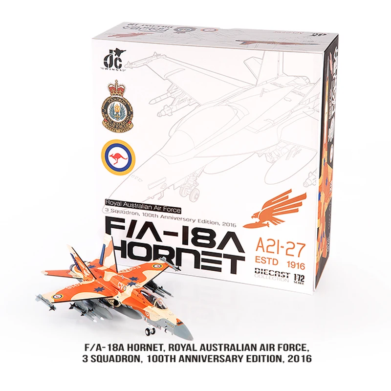 1/72 Scale Diecast Metal Alloy Model Toy F-18 F/A-18A Hornet Strike Fighter Australian Air Force Plane Collection Display Gifts
1/72 Scale Diecast Metal Alloy Model Toy F-18 F/A-18A Hornet Strike Fighter Australian Air Force Plane Collection Display Gifts