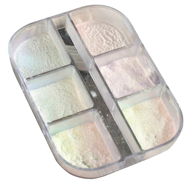 6 Grids Powder Pearl Powder Set Glitter Powder Effect for Manicure Art Decoration
6 Grids Powder Pearl Powder Set Glitter Powder Effect for Manicure Art Decoration