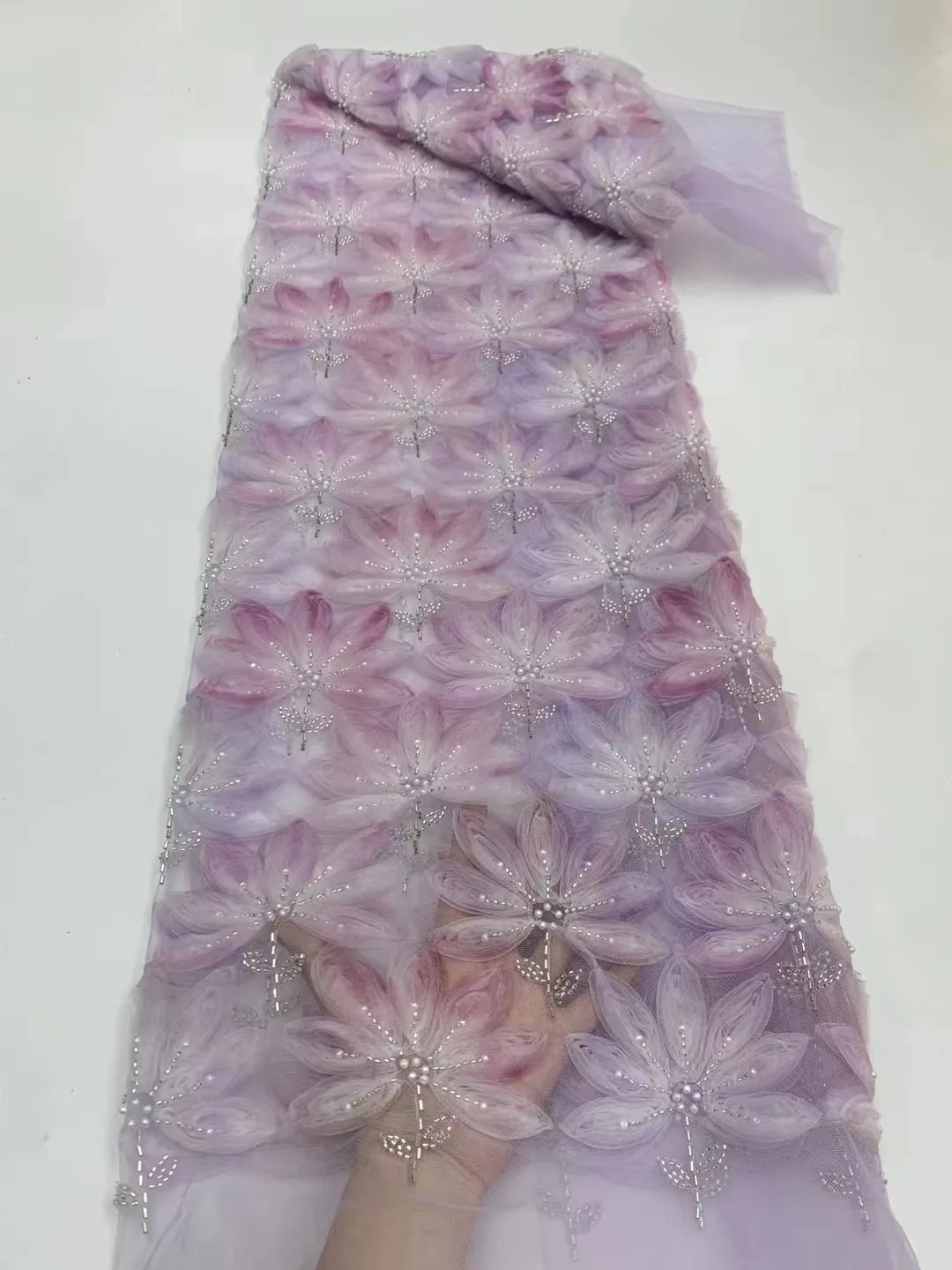 Latest Sequins Nigerian Lace Embroidered Bead Lace Fabric Tulle African3d Lace Fabric High Quality 2023 for Wedding Dress
Latest Sequins Nigerian Lace Embroidered Bead Lace Fabric Tulle African3d Lace Fabric High Quality 2023 for Wedding Dress
