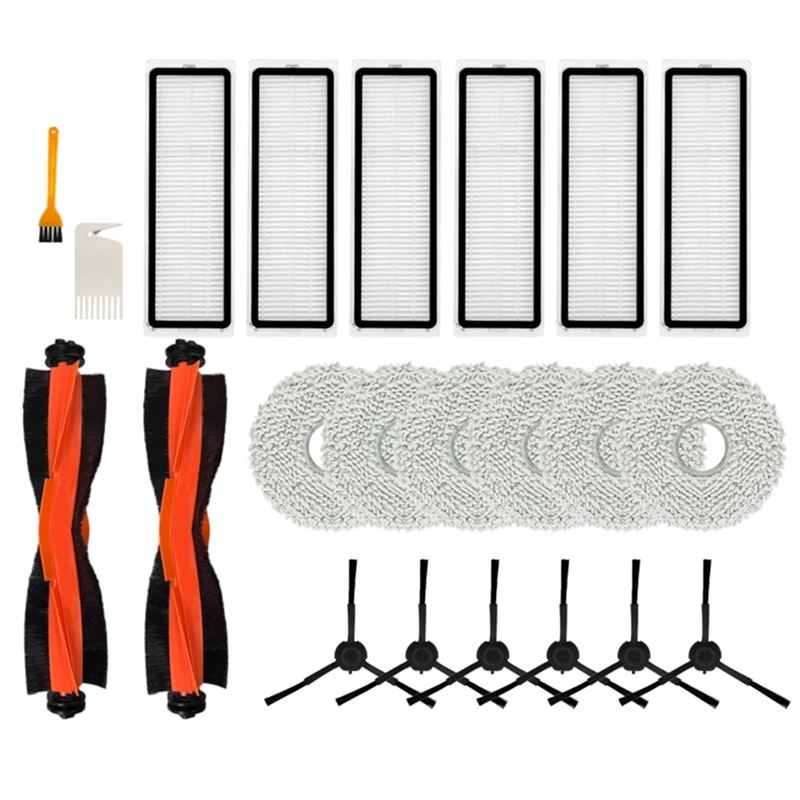 Основная роликовая щетка для Dreame X20 Pro, фильтр НЕРА, боковая вращающаяся щетка, насадка на швабру, тряпка, детали для пылесоса
Основная роликовая щетка для Dreame X20 Pro, фильтр НЕРА, боковая вращающаяся щетка, насадка на швабру, тряпка, детали для пылесоса