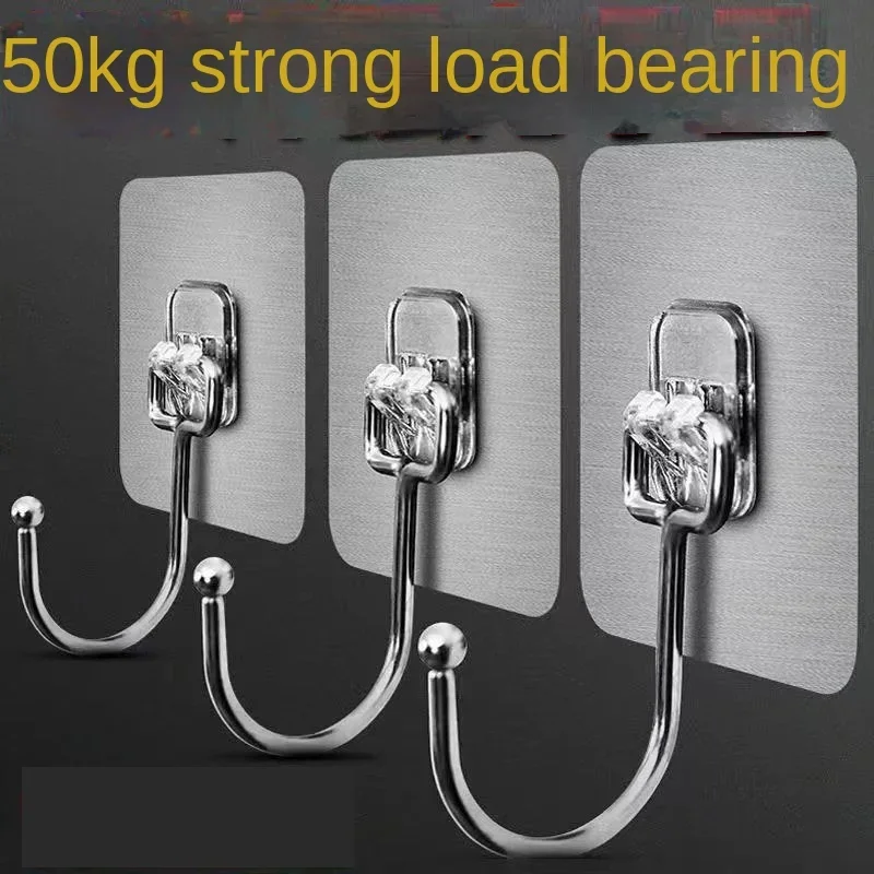 Big Size Hook Self-Adhesive PVC Stainless Steel Transparent Multi-Purpose Wall Holder Door Rack Kitchen Storage Organizer Home
Big Size Hook Self-Adhesive PVC Stainless Steel Transparent Multi-Purpose Wall Holder Door Rack Kitchen Storage Organizer Home