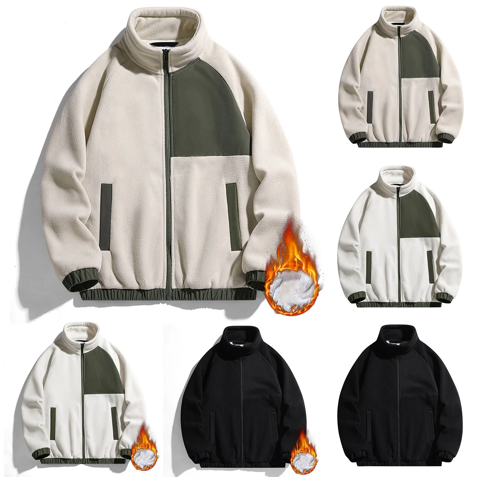 Men Outdoor Fleece Jackets Autumn Winter Corduroy Long-Sleeved Stand-Collar Solid Color Zipper Cardigan Coat With Pocket Ropa
Men Outdoor Fleece Jackets Autumn Winter Corduroy Long-Sleeved Stand-Collar Solid Color Zipper Cardigan Coat With Pocket Ropa