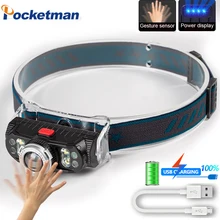 Powerful Motion Sensor Headlamp 7 LED Headlight USB Charging Head Lamp Waterproof Camping Fishing Light Work Light With Magnet
Powerful Motion Sensor Headlamp 7 LED Headlight USB Charging Head Lamp Waterproof Camping Fishing Light Work Light With Magnet