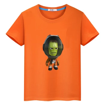 Kerball Space Programm Spiel druck T-Shirts 100% Baumwolle hochwertige lässige T-Shirts für Jungen/Mädchen lässig Kurzarm Kinder hemd