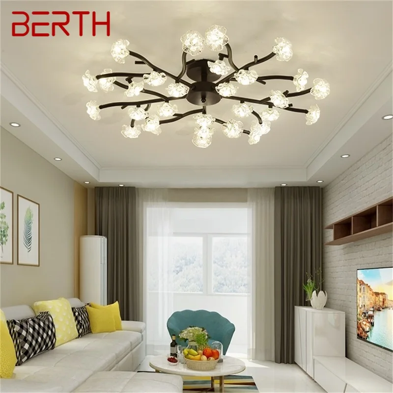 

BERTH Nordic Ceiling Lights Fixtures Contemporary Creative Branch Lamp LED Home For Living Room