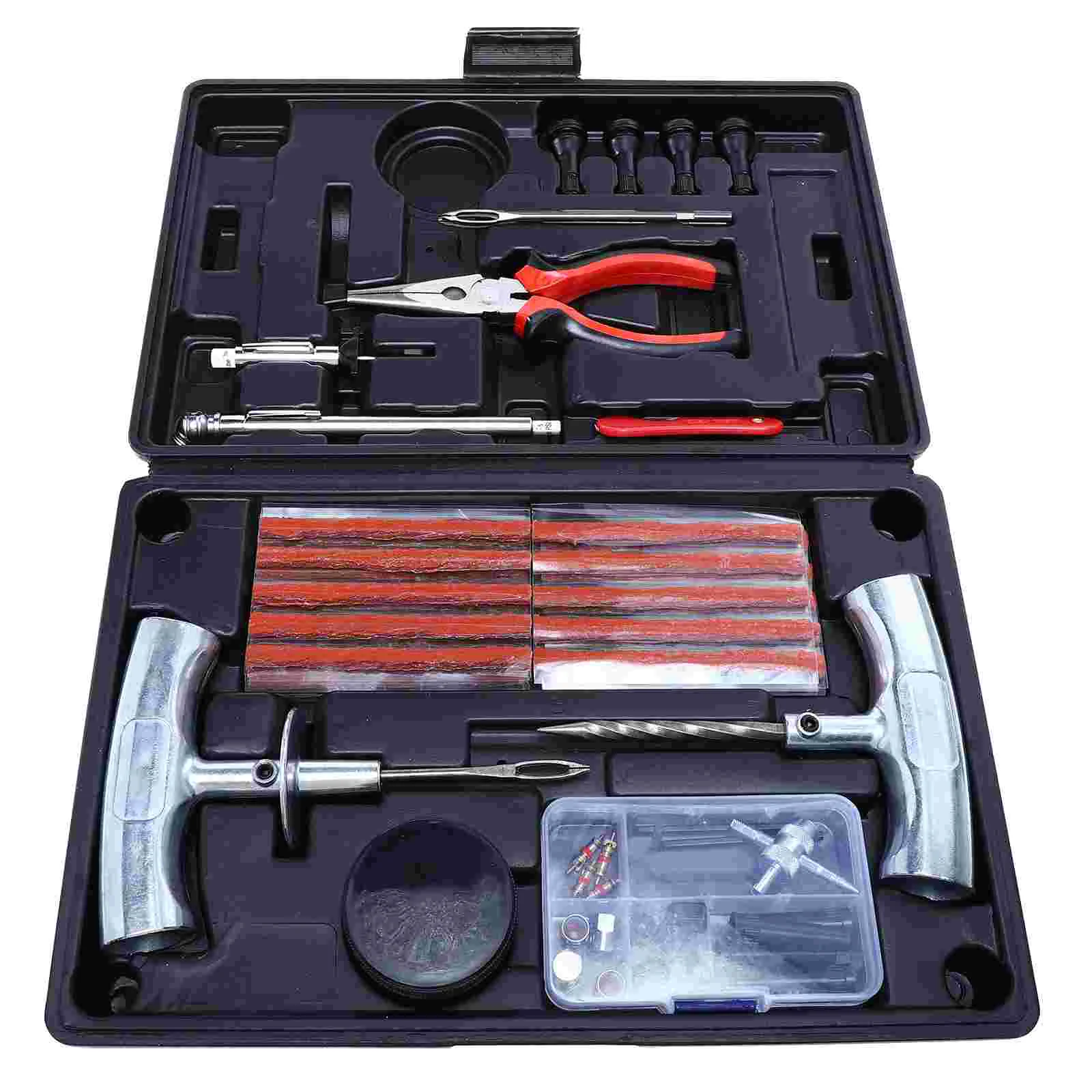 67 Pcs Tire Repair Kit Bike Tools Accessories Bikes Auto Bicycle Accesories Vehicle
67 Pcs Tire Repair Kit Bike Tools Accessories Bikes Auto Bicycle Accesories Vehicle