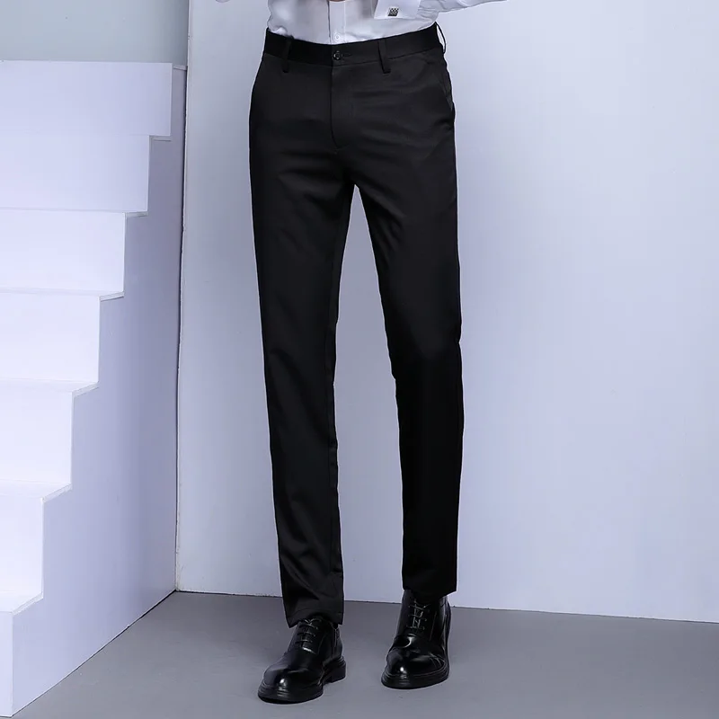 Spring and Summer Men's Suit Pants New Solid Color Fashion Trend Business Office Casual Pants Men's Slim Fit Small Feet Pants
Spring and Summer Men's Suit Pants New Solid Color Fashion Trend Business Office Casual Pants Men's Slim Fit Small Feet Pants