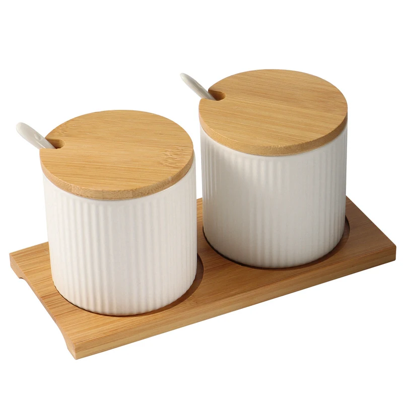 Ceramic Sugar Jar With Lids And Spoons,Condiment Jars For Home,Kitchen Storage Canister For Sugar,Tea,Coffee,Spice,White
Ceramic Sugar Jar With Lids And Spoons,Condiment Jars For Home,Kitchen Storage Canister For Sugar,Tea,Coffee,Spice,White