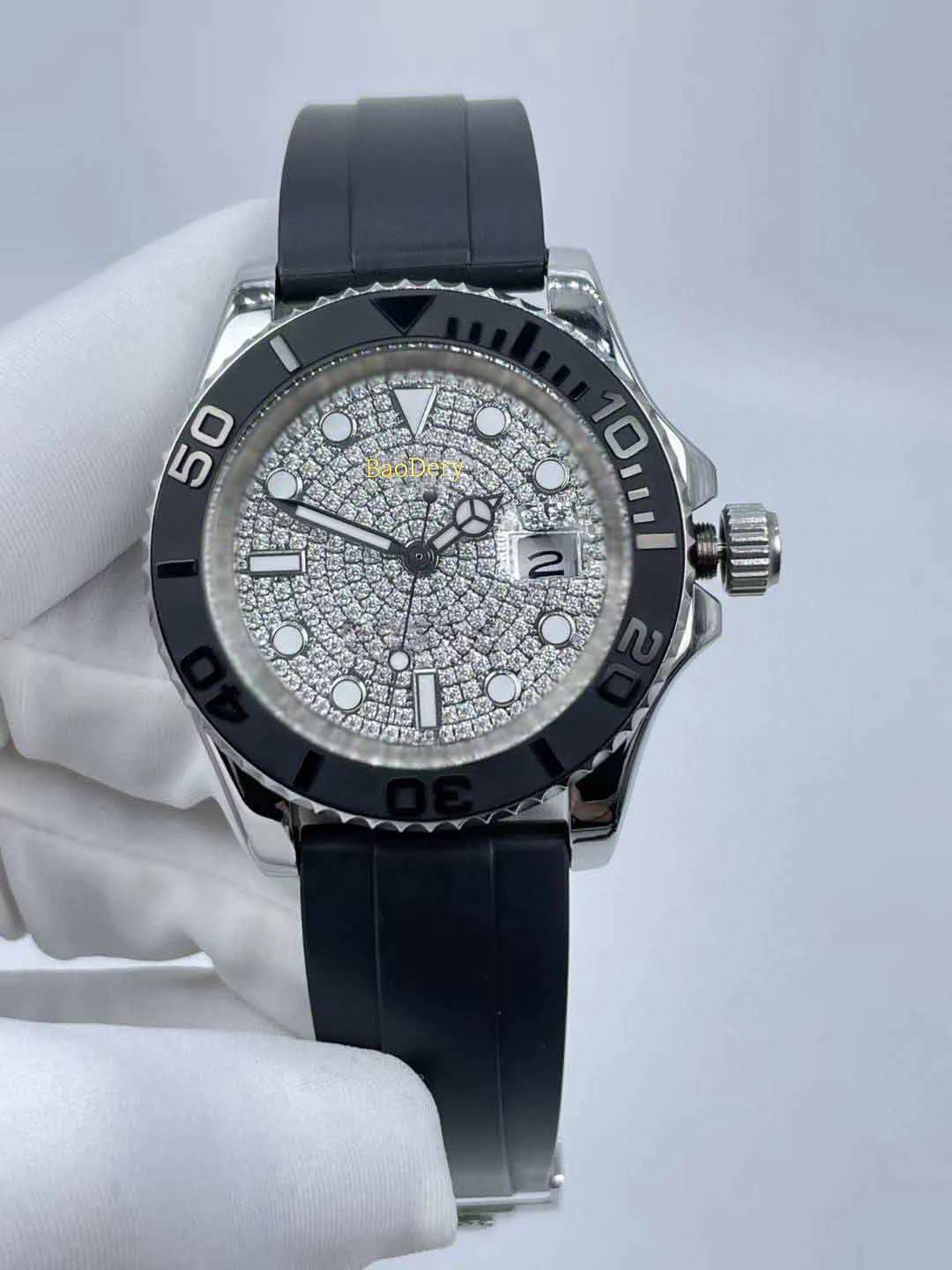

40mmMen's Digital Watches - Thin Watch with Folding Buckle, Waterproof