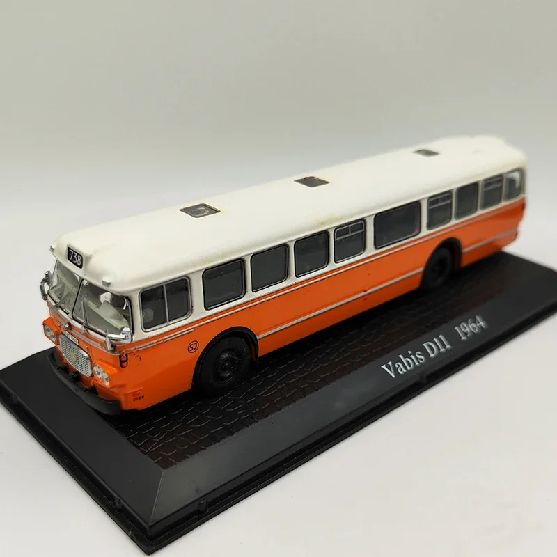 

1:72 Scale Diecast Alloy Vabis D11 1964 Urban Buses Cars Model Classics Adult Toys Souvenir Collection Gifts Static Display