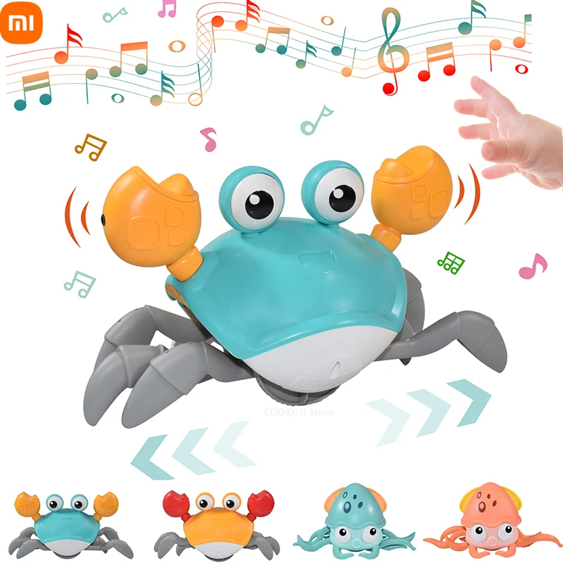Xiaomi детский индукционный бегущий краб, осьминог, ползающая игрушка, детские электронные питомцы, музыкальные игрушки, развивающая движущаяся игрушка для малышей, подарок
Xiaomi детский индукционный бегущий краб, осьминог, ползающая игрушка, детские электронные питомцы, музыкальные игрушки, развивающая движущаяся игрушка для малышей, подарок