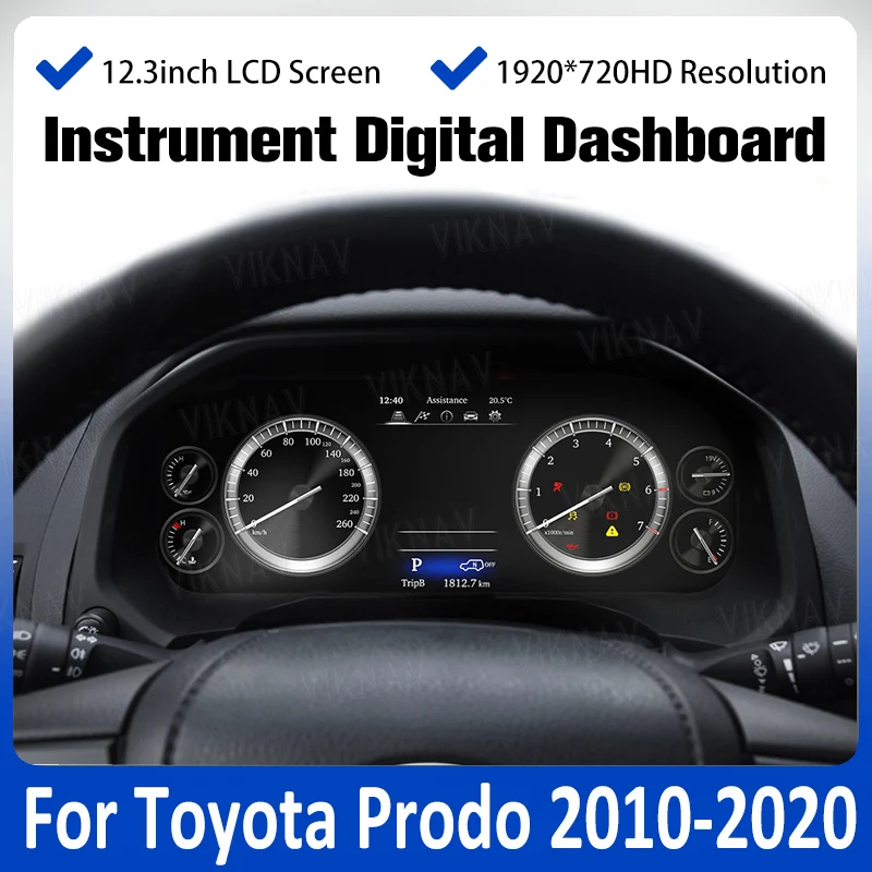 12.3inch Screen For Toyota Prado 2010-2020 Linux system Car Digital Instrument Multimedia Stereo Player
12.3inch Screen For Toyota Prado 2010-2020 Linux system Car Digital Instrument Multimedia Stereo Player