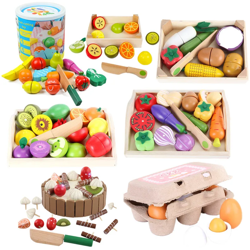 Wooden Play Food Kitchen Cutting Fruit Vegetable Set Pretend Toy Kids Playset Gift for Toddler Boys Girls Learn Educational Toys
Wooden Play Food Kitchen Cutting Fruit Vegetable Set Pretend Toy Kids Playset Gift for Toddler Boys Girls Learn Educational Toys