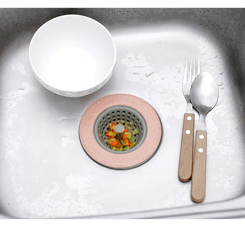 Kitchen Sink Filter Silicone Drain Hole Mesh Shower Bathroom Drain Hair Capture Kitchen Bathroom Filter Accessorie
Kitchen Sink Filter Silicone Drain Hole Mesh Shower Bathroom Drain Hair Capture Kitchen Bathroom Filter Accessorie