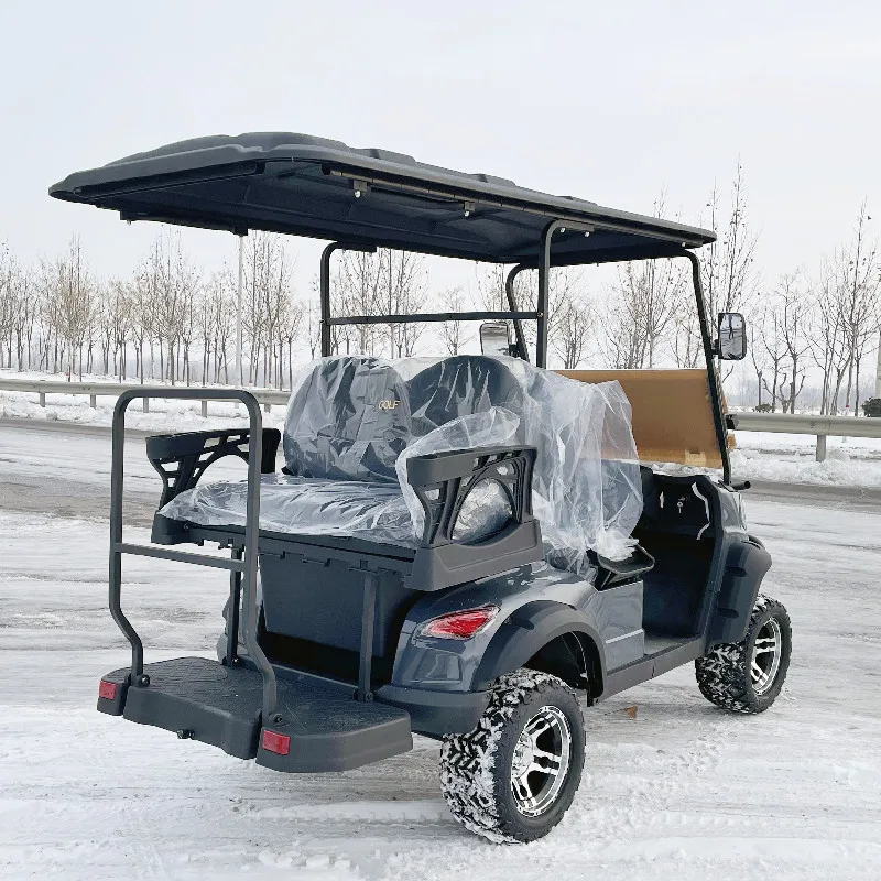 2024 High Quality Off Road Club 60 Volt 4 6 Seat Golf Off Road Vehicle Solar Panel Powered Four Wheel Disc Brakes
2024 High Quality Off Road Club 60 Volt 4 6 Seat Golf Off Road Vehicle Solar Panel Powered Four Wheel Disc Brakes