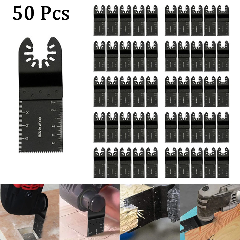 50x Carbon Steel Cutter Oscillating Multi Tool DIY Universal Saw Blades 34mm For Power Tool Accessories
50x Carbon Steel Cutter Oscillating Multi Tool DIY Universal Saw Blades 34mm For Power Tool Accessories