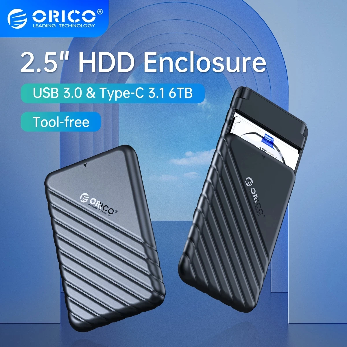 ORICO MicroB USB3.0 2.5" External Storage HDD Case SATA 5Gbps HDD SSD Hard Drive Enclosure Support UASP for PC Laptop
ORICO MicroB USB3.0 2.5" External Storage HDD Case SATA 5Gbps HDD SSD Hard Drive Enclosure Support UASP for PC Laptop