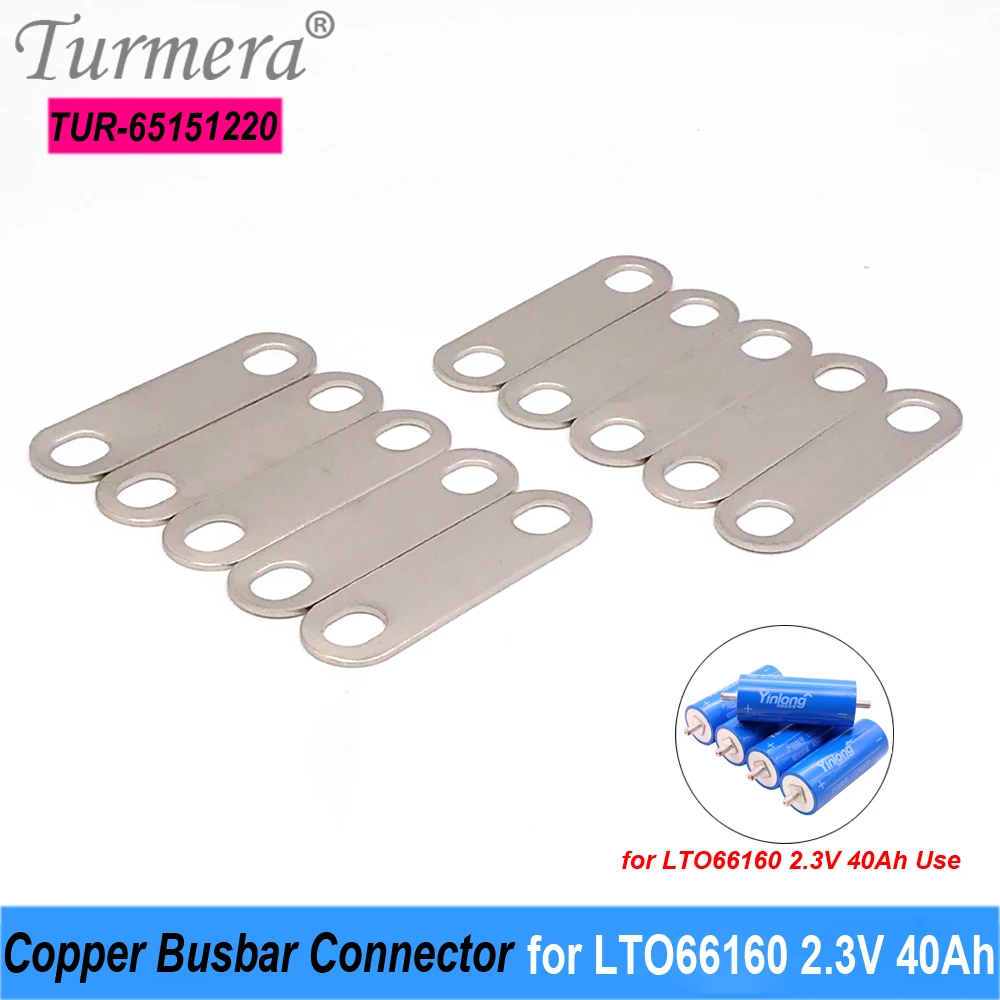 Turmera 12V Battery Busbar Copper Connecter for 2.3V 66160 40Ah 45Ah Lithium Titanate LTO Battery Use in 72V 24V 36V 48V 60V UPS
Turmera 12V Battery Busbar Copper Connecter for 2.3V 66160 40Ah 45Ah Lithium Titanate LTO Battery Use in 72V 24V 36V 48V 60V UPS