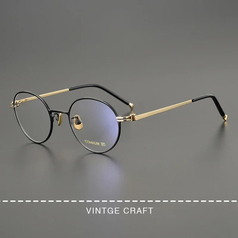 Luxury Mens Women Titanium Classic Glasses Frame Oval Frame Fashion Retro Eyeglasses Frame Personalized Eyewear Full-frame New
Luxury Mens Women Titanium Classic Glasses Frame Oval Frame Fashion Retro Eyeglasses Frame Personalized Eyewear Full-frame New